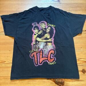 TLC Crazy Sexy Cool black short sleeve graphic shirt SZE L